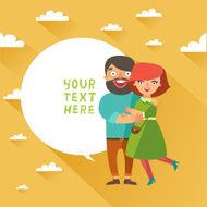 Happy fashion young Couple In Love smiling and embracing N2