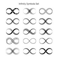 Set of infinity symbols