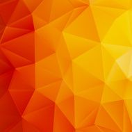 Autumn sun triangle template plus EPS10