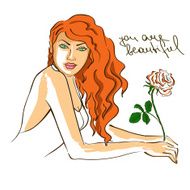 Portrait of beautiful woman N2