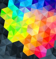Hexagon vector background