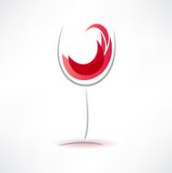 concept glasses with drink icon