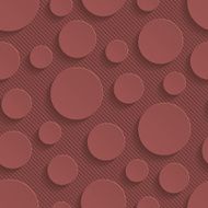 Marsala color vector seamless pattern with 3D effect N46
