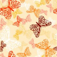 Butterflies Seamless Pattern N10