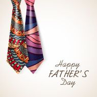 Floral neckties for Happy Father&#039;s Day