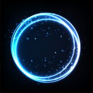 Abstract cosmic sunrise