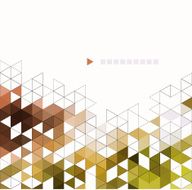 Abstract technology background with color triangle N7