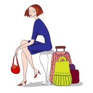 Woman With Bags N3