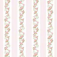 english floral pattern with stripes vector vintage wallpaper N2