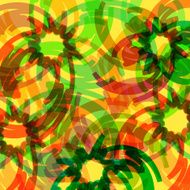 abstract colorful floral texture pattern background