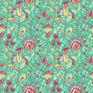 Seamless texture with flowers N95