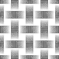 seamless dots effect weave pattern