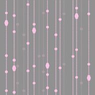vector seamless pattern garland of beads N2
