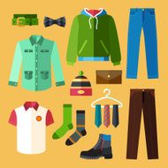 clothing icons set N7