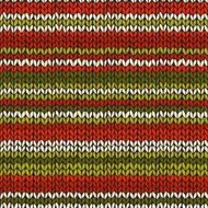 Seamless pattern with knitted stripes in Christmas colors N2