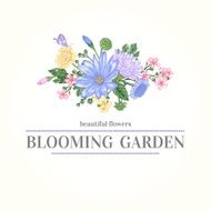 Bouquet of garden flowers