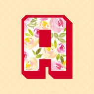 Print for T-shirt with the letters Modern design N2