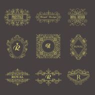 Set of Vintage Floral Frames