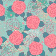 Seamless pattern with roses N30
