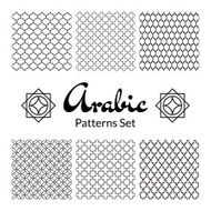 Arabic seamless patterns set N2