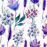 Seamless Floral Pattern N752