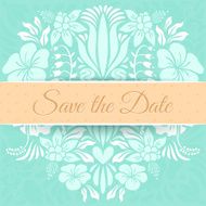 Save the date card N17