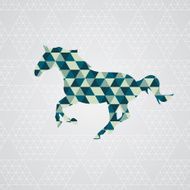 horse pattern illustration
