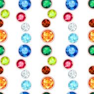 colored gemstone seamless pattern