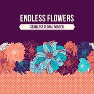 Hand-drawn flowers of dahlia N10