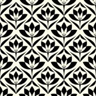 Elegant stylish abstract floral wallpaper Seamless pattern N3