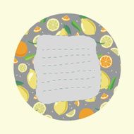 label with citrus N2
