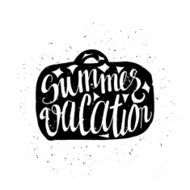 Motivational travel poster with suitcase N5