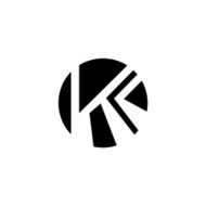 Sign of the letter K and C Vector Illustration