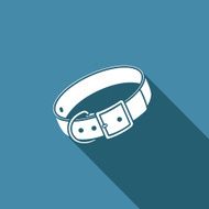 Dog collar icon Vector illustration