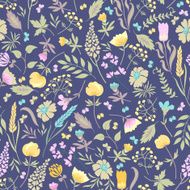 Seamless pattern with flowers N50