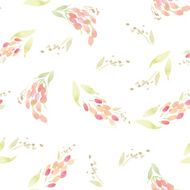 Watercolor flower pattern N147