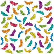 stylish footwear pattern design