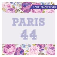 Floral Shabby Chic Graphic Design - for t-shirt fashion prints N13