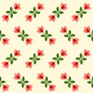 Seamless floral pattern geometric flowers N10