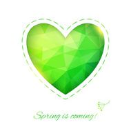 Spring Heart card