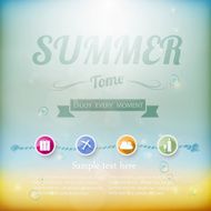 Summer vacation and travel design N2