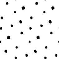 Black watercolor dots