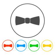 Bow tie icon vector N3