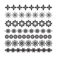 Flourish ornament Design horizontal elements