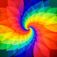 Abstract colorful background with vibrant color tones