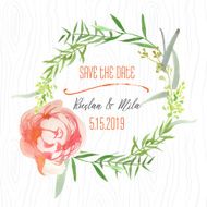 Save the date card N18