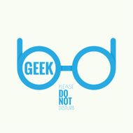 Geek glasses icon N4