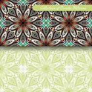 Set of 2 Seamless Vintage Patterns (Vector) N9