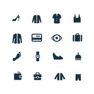 clothes icons set N5