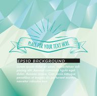 ice blue polygonal background